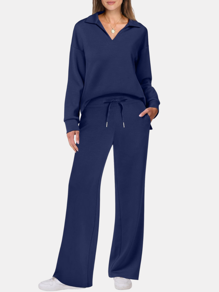 Womens Two-Piece Set Comfortable Relaxed Fit