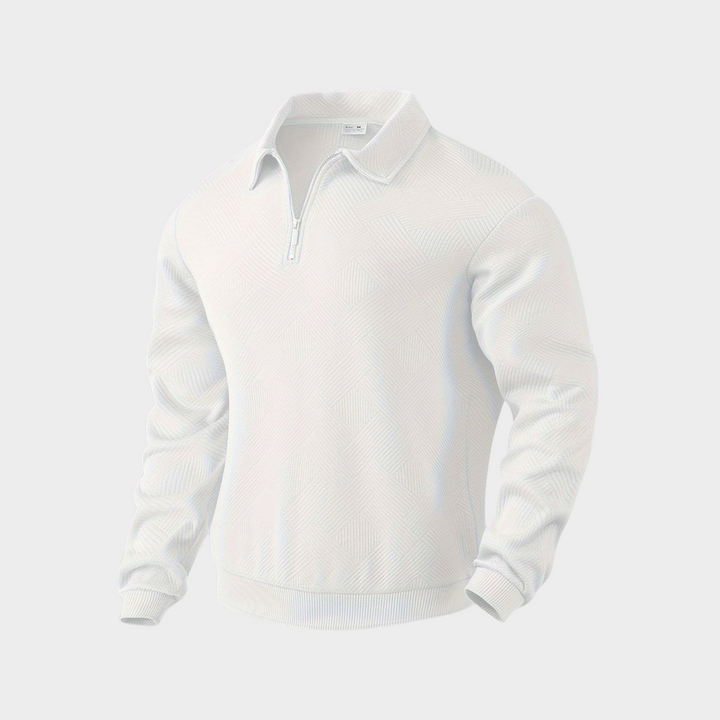 Mens Quarter Zip Sweater Stylish Fit