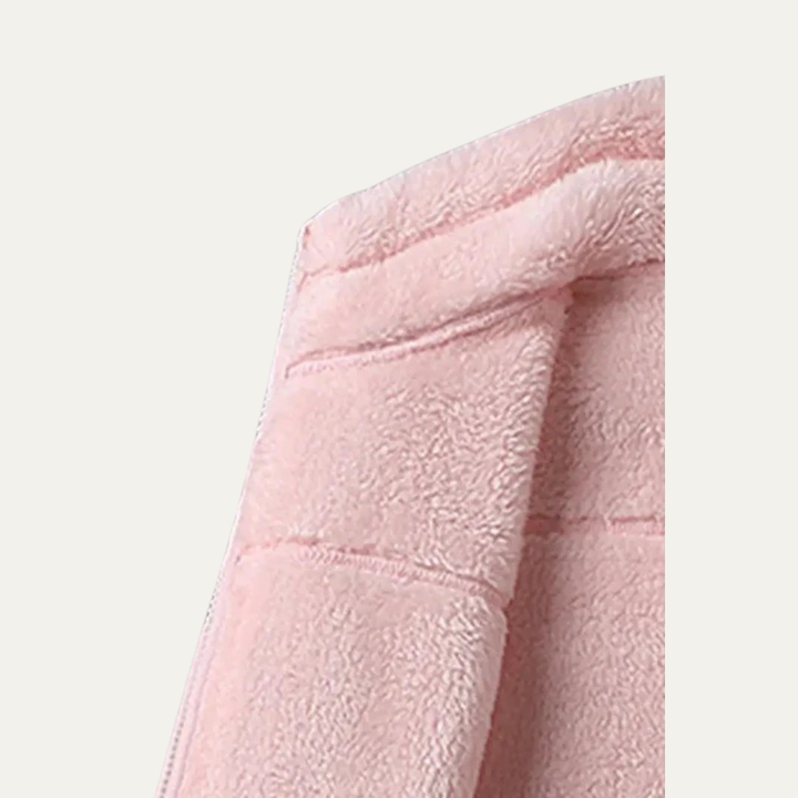 Womens Fleece Jacket Soft Zip Front