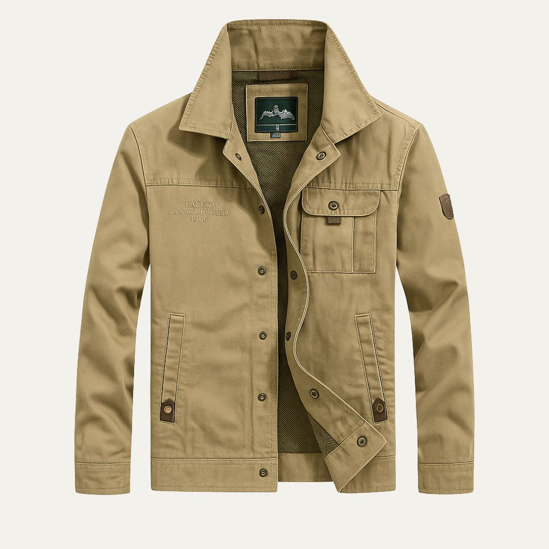 Mens Tactical Cargo Jacket Durable Explorer Style