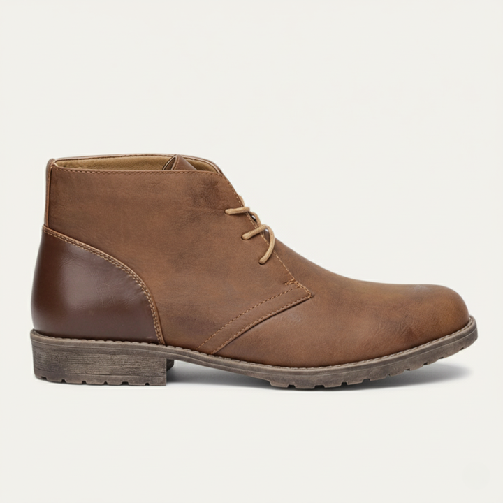 Mens Leather Boots Classic Retro Style - BritishMode