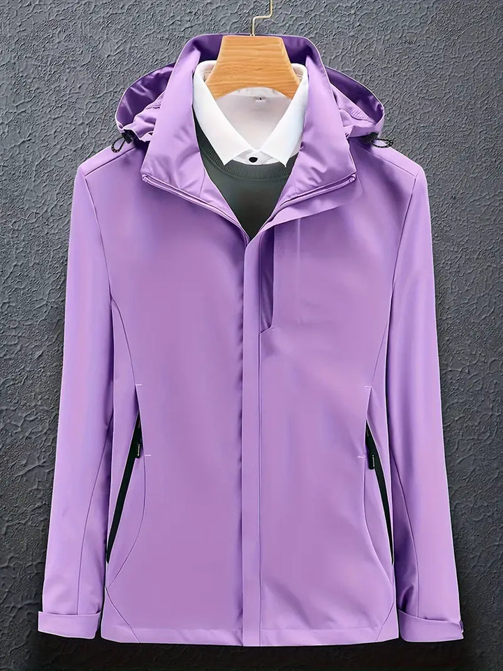 Womens Ski Jacket with Hood Insulated Warm Fit