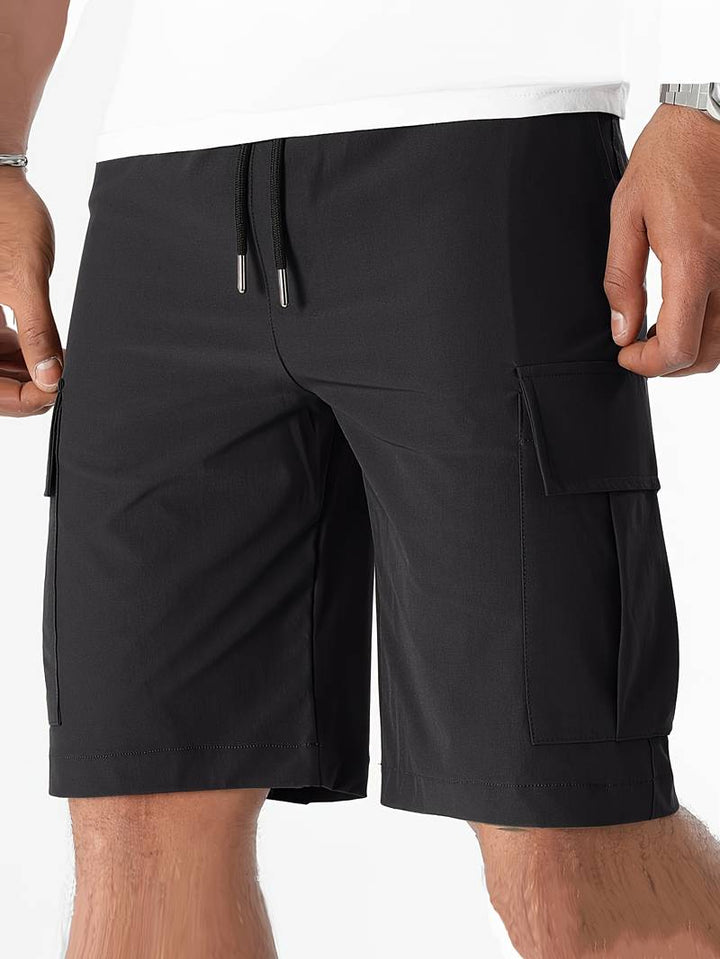 Mens Cargo Shorts with Multiple Pockets Relaxed Fit
