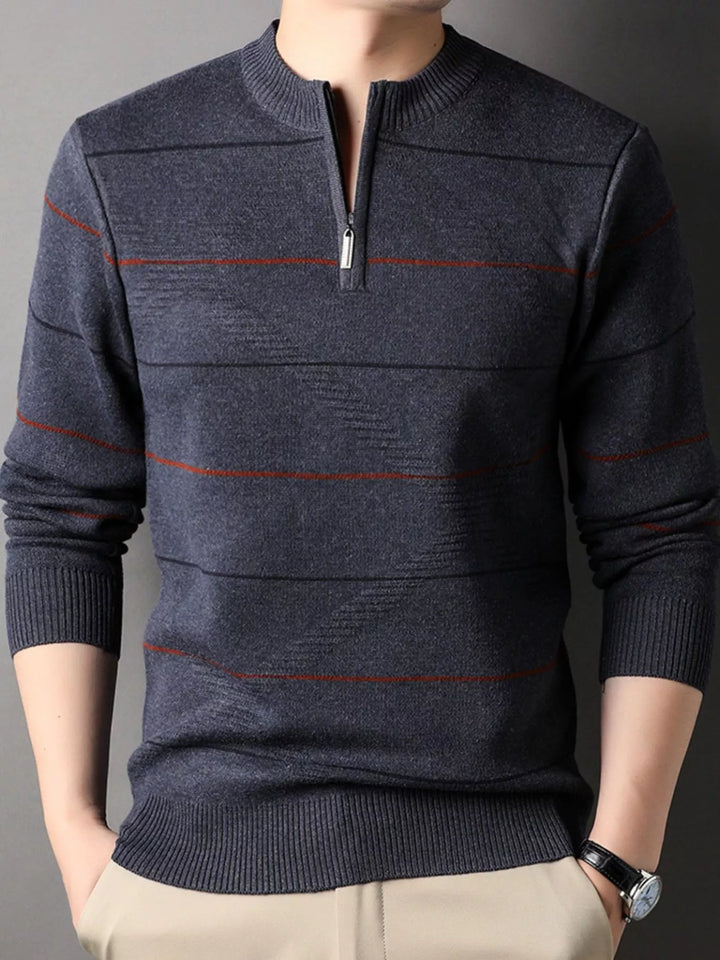 Mens Sweater Pullover Patterned Classic Fit - BritishMode