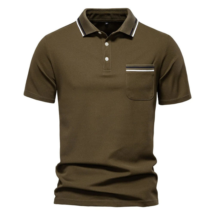 Mens Polo Shirt Classic Fit Cotton