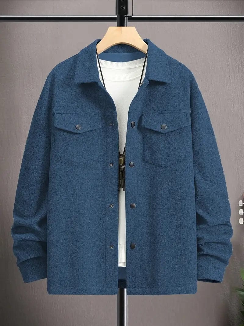 Mens Casual Jacket Lightweight Relaxed Fit - BritishMode