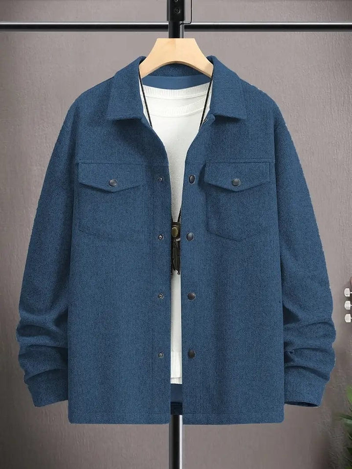 Mens Casual Jacket Lightweight Relaxed Fit - BritishMode