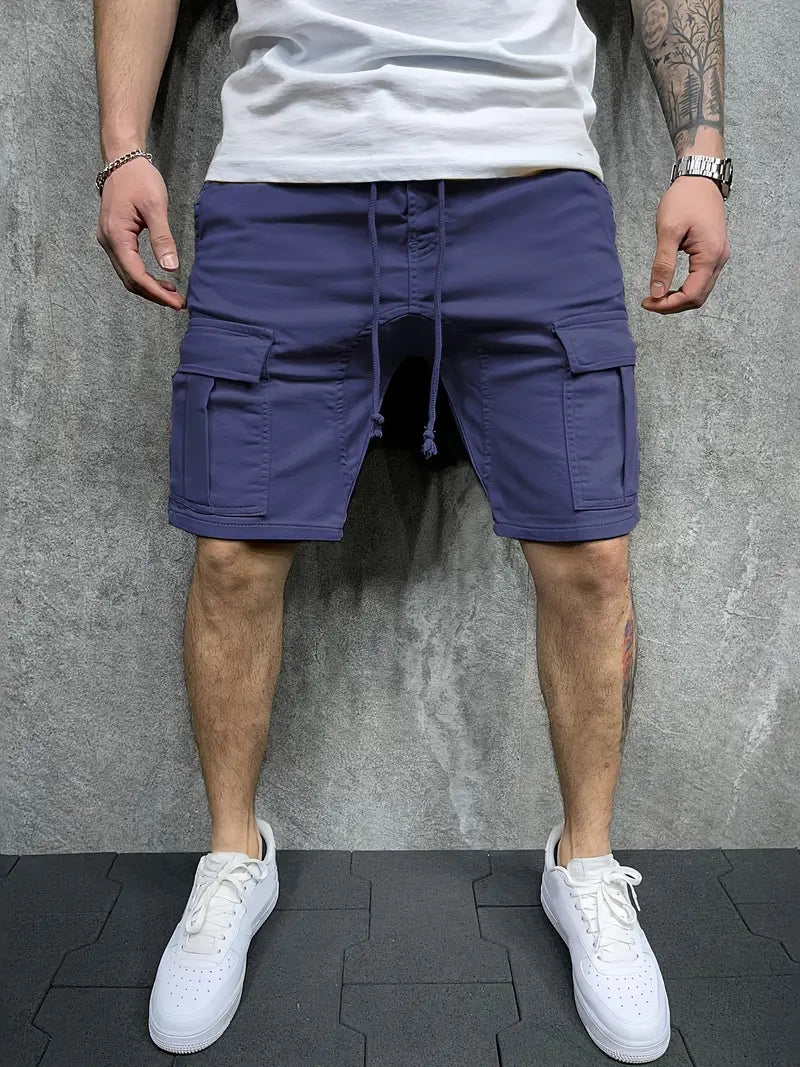 Mens Cargo Shorts Athletic Relaxed Fit - BritishMode