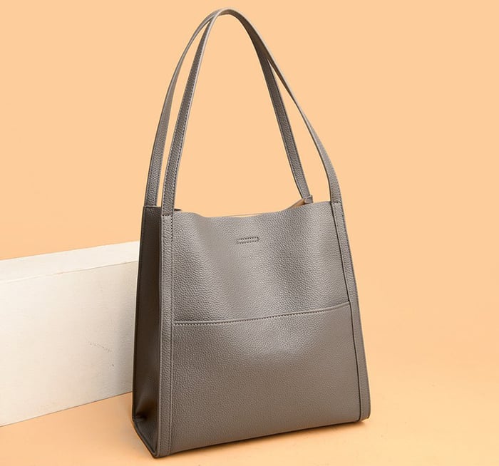 Womens Vegan Leather Shoulder Bag Handmade