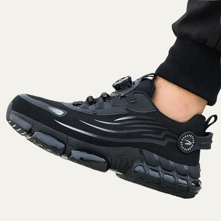 Mens Mesh Sneakers with Rotary Lacing System