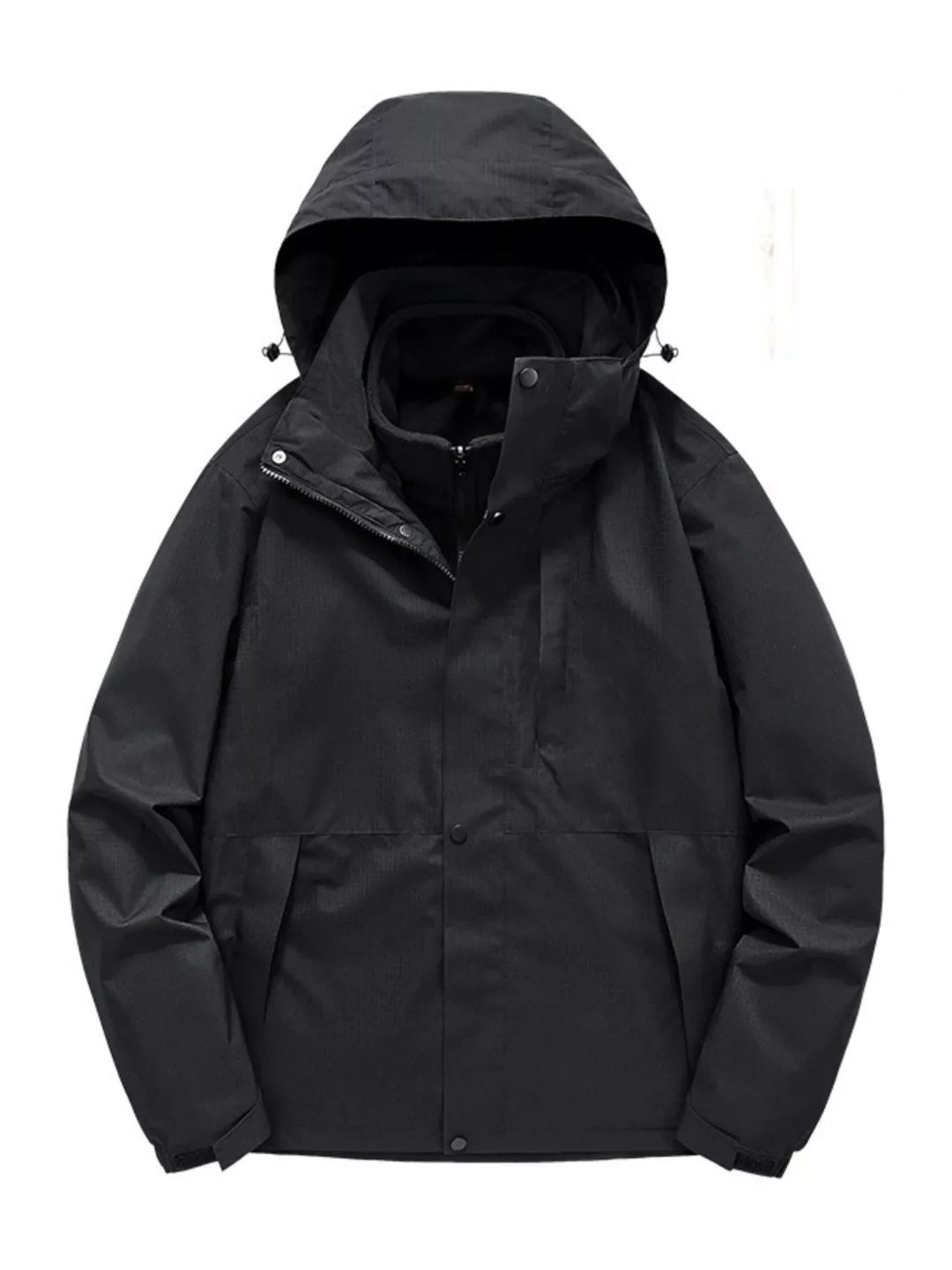 Mens Fleece Hoodie Jacket Loose Fit