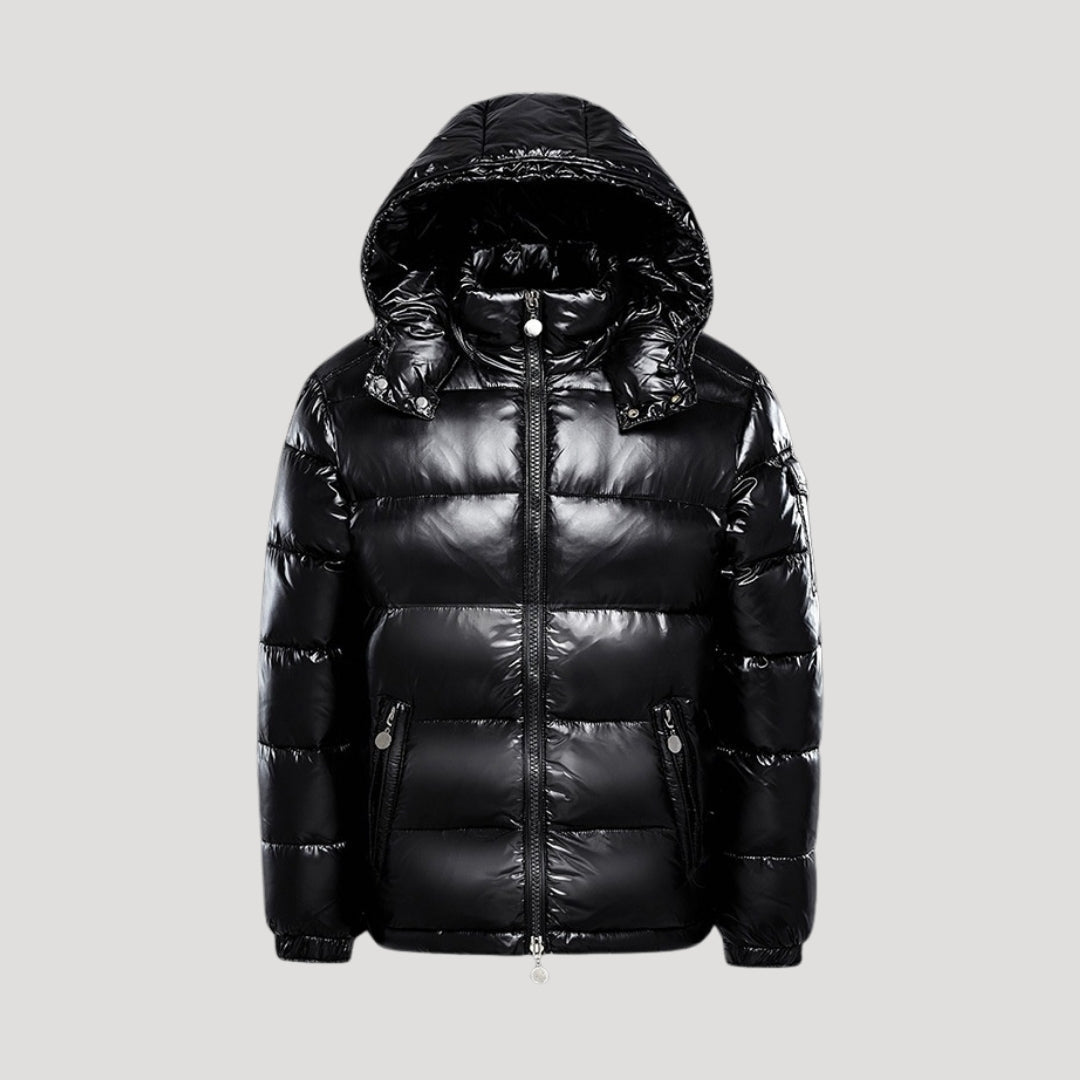 Mens Waterproof Puffer Jacket Insulated Warm Winter Coat - BritishMode