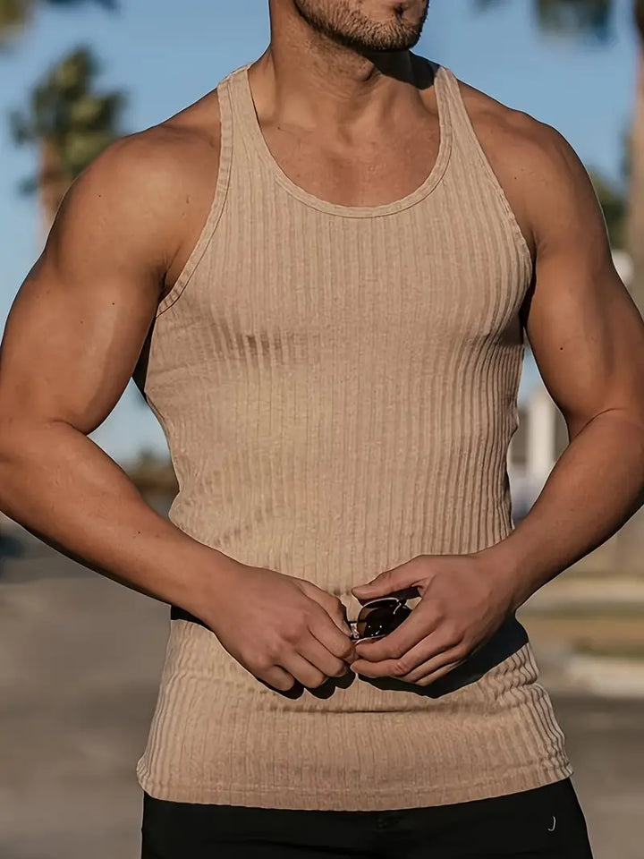 Mens Casual Tank Top Breathable Lightweight