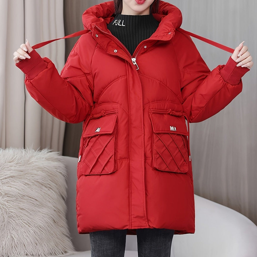 Womens Puffer Coat Insulated Warm Fit Winter