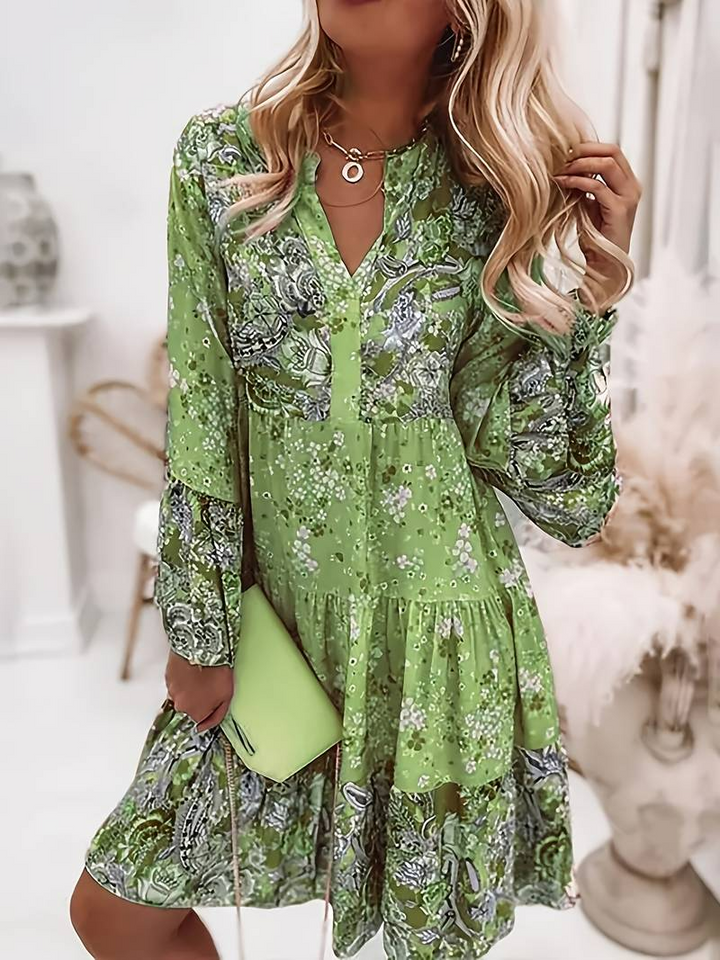 Womens Maxi Dress Floral Pattern Lightweight Summer