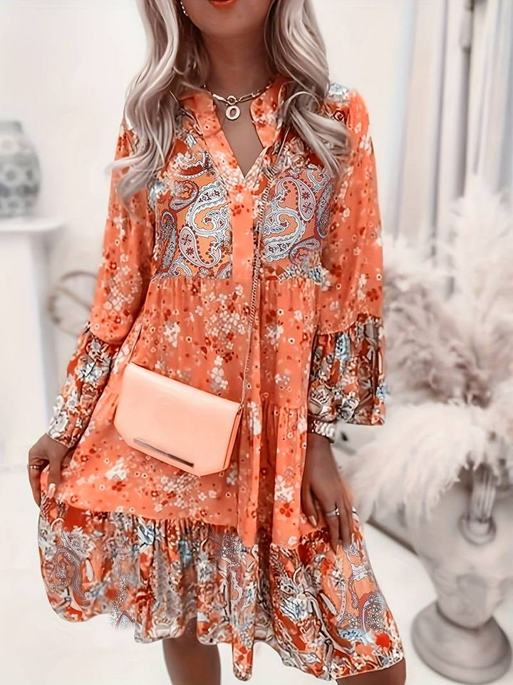 Womens Maxi Dress Floral Pattern Lightweight Summer