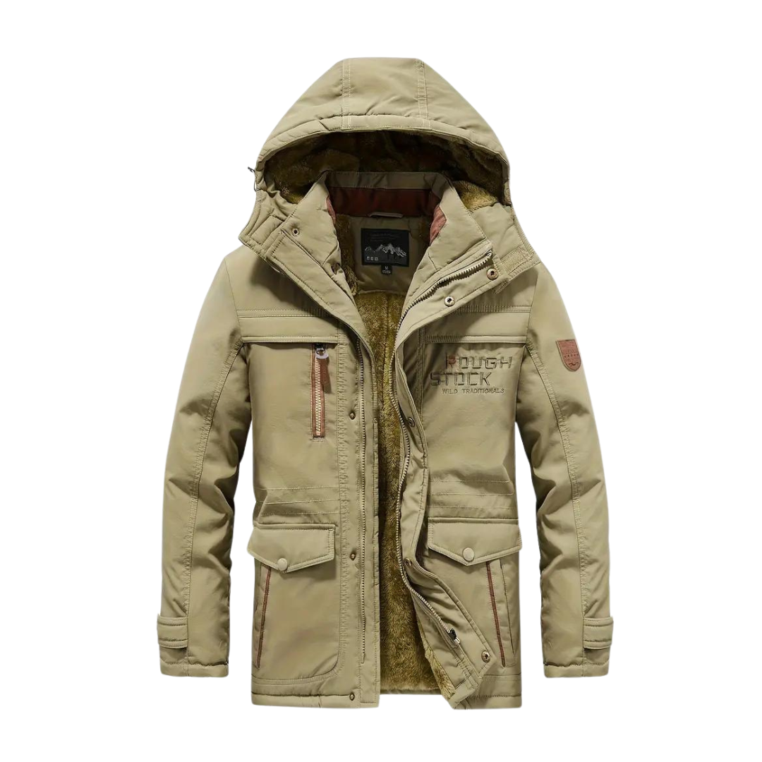 Mens Outdoor Jacket Insulated Waterproof Windproof