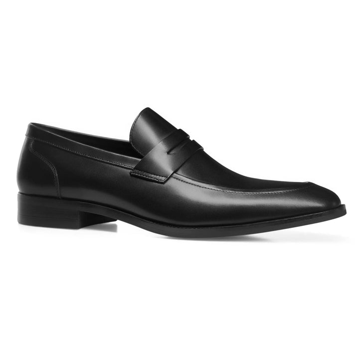 Mens Penny Loafers Classic Leather Slip-On