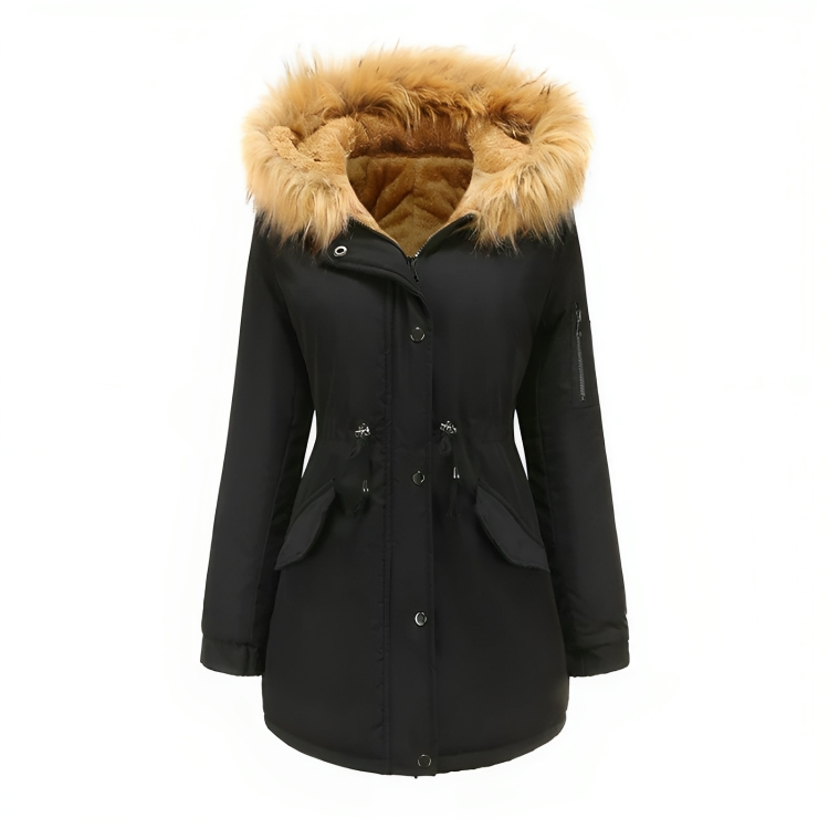 Womens Waterproof Parka Jacket Warm Insulated