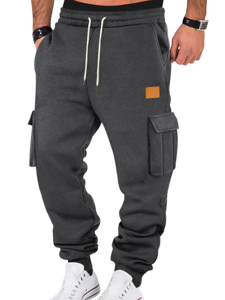 Mens Cargo Joggers Elastic Waist Relaxed Fit Plus Size