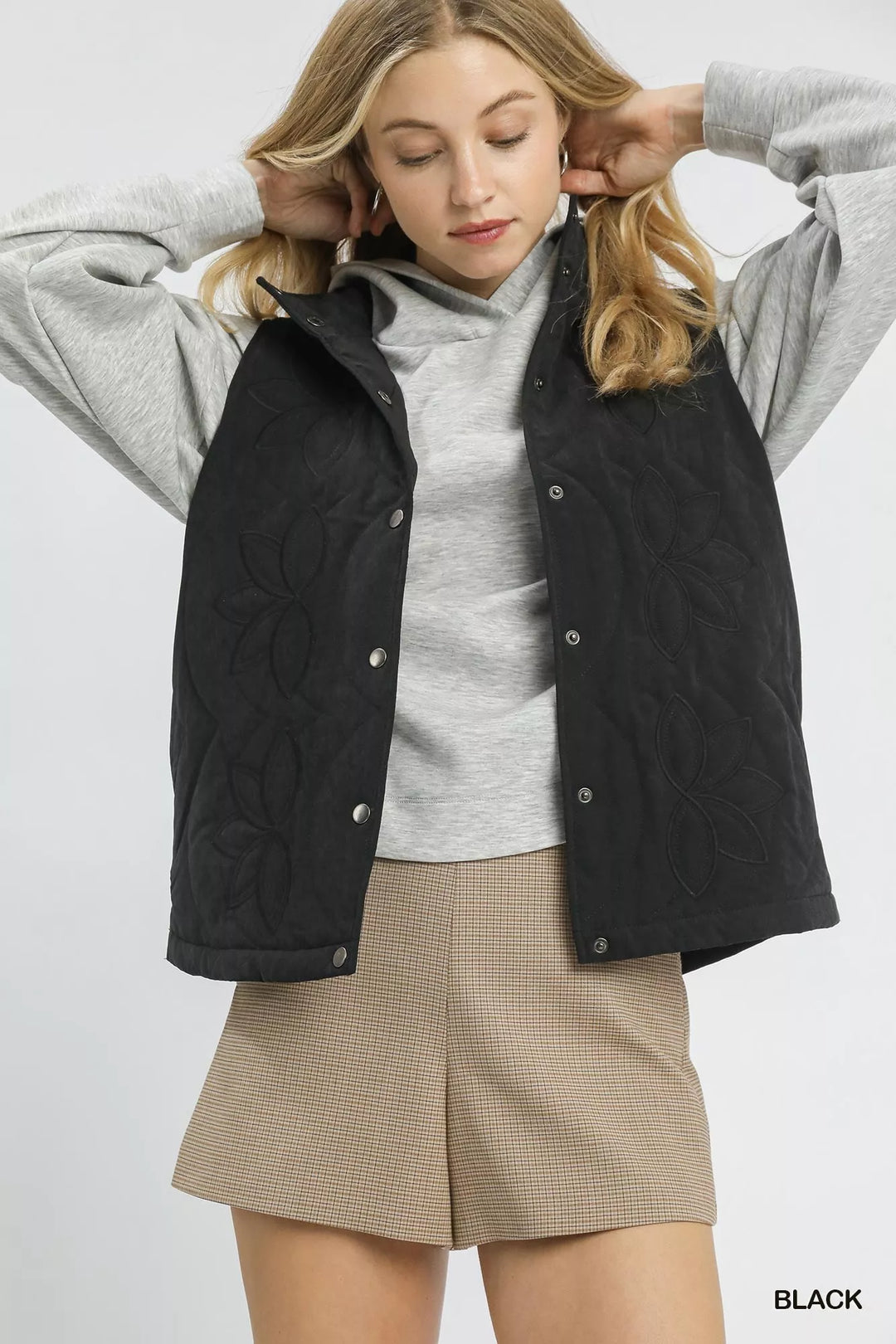 Womens Padded Gilet Quilted Sleeveless Vest - BritishMode