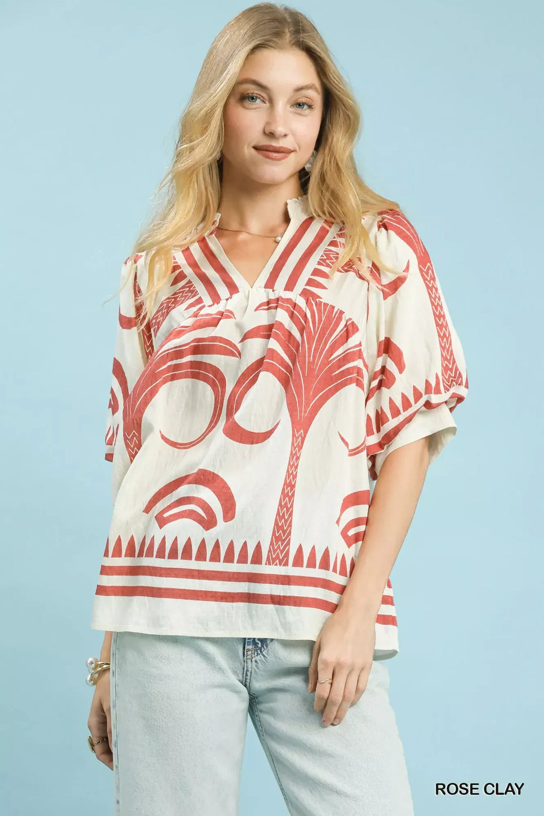 Womens Blouse Short Sleeve Lightweight Relaxed Fit - BritishMode