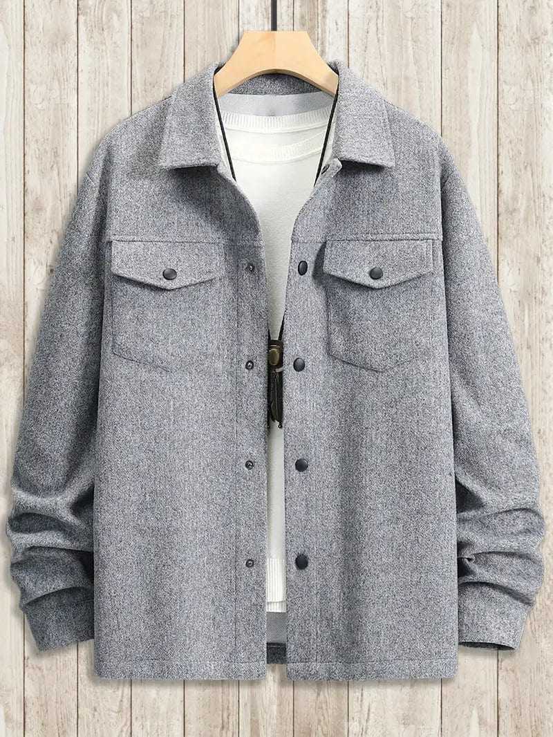 Mens Casual Jacket Lightweight Relaxed Fit