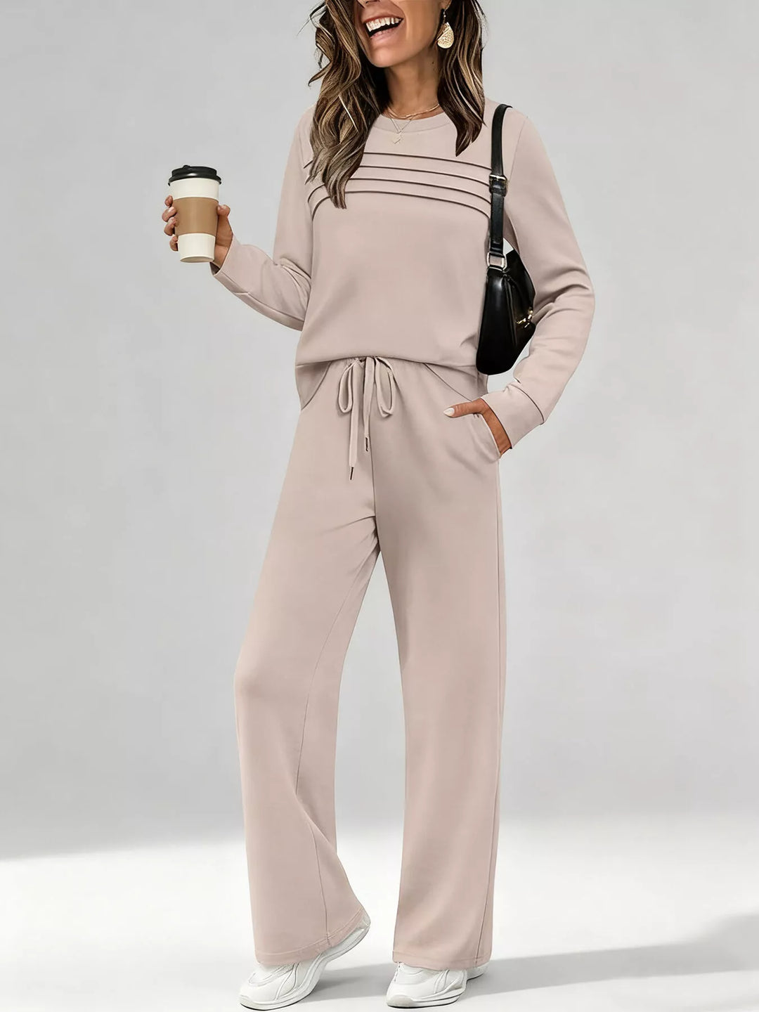 Womens Lounge Set Cotton Comfortable Oversized Fit