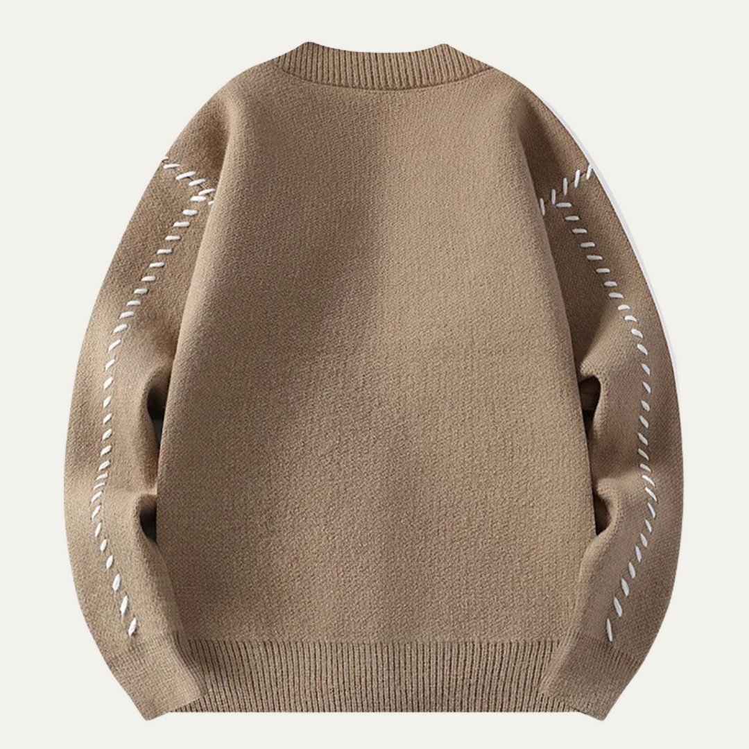 Mens Knit Cardigan Jumper Button Front