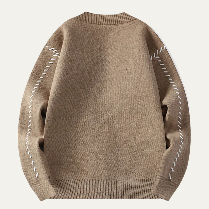 Mens Knit Cardigan Jumper Button Front