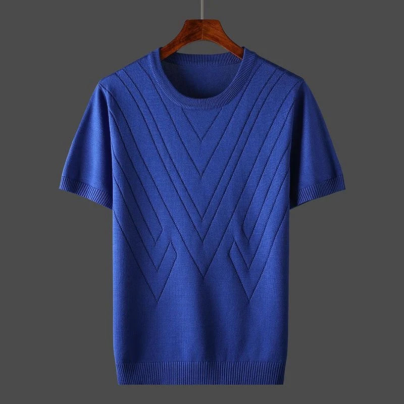 Mens Cashmere Knit Sweater Crewneck Soft