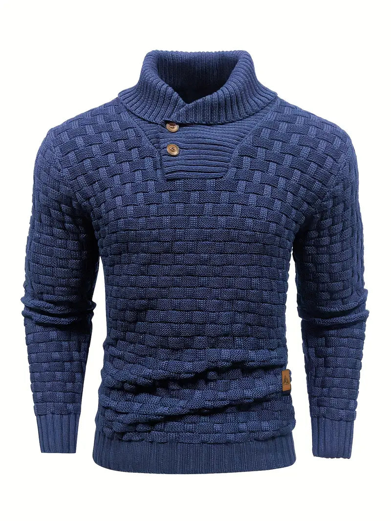 Mens Knitted Sweater Soft Casual Fit - BritishMode