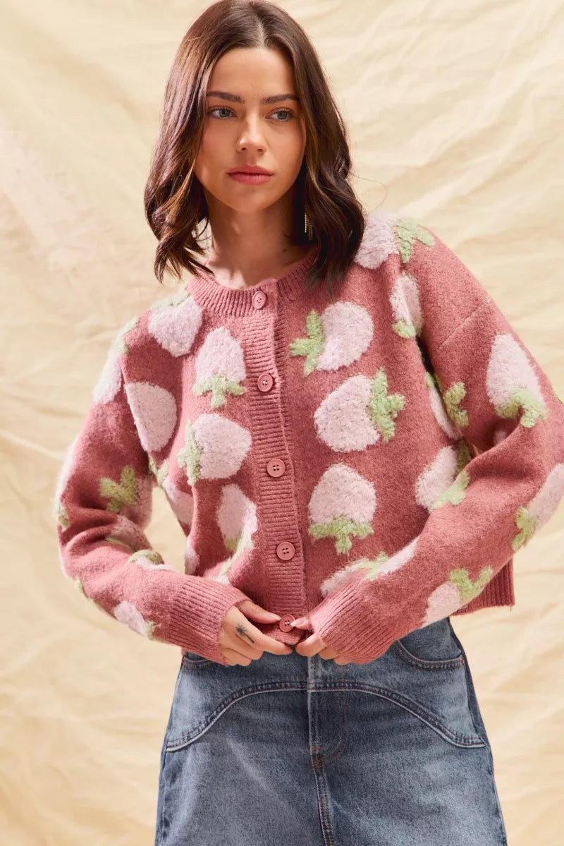 Womens Open Front Cardigan Knit Sweater Relaxed Fit - BritishMode