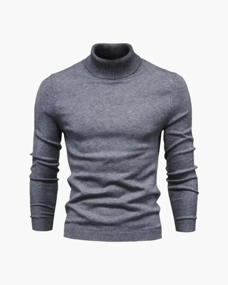Mens Crew Neck Sweater Knit Warm Slim Fit
