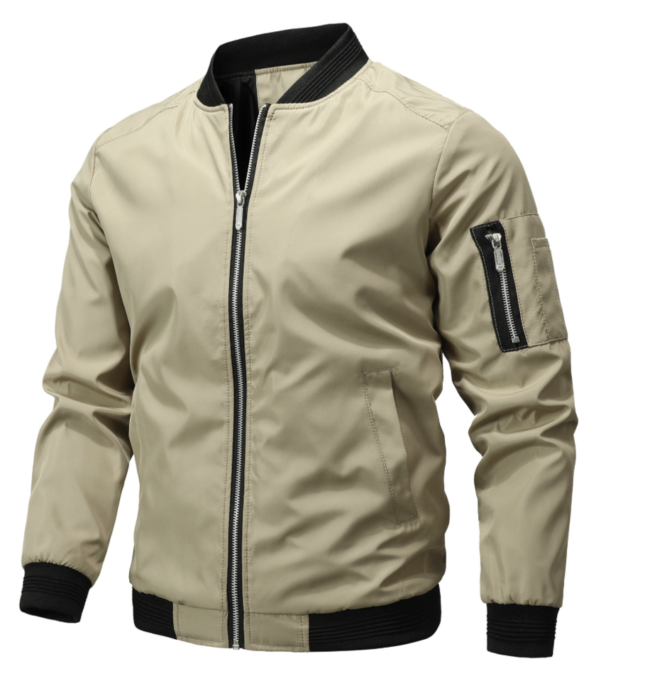Mens Windbreaker Jacket Slim Fit Lightweight