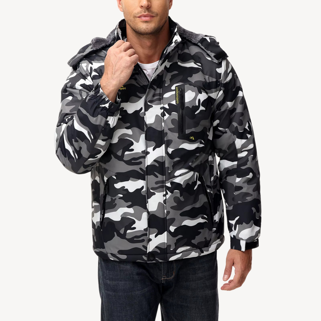 Mens Outdoor Hiking Jacket Waterproof Breathable Fit - BritishMode