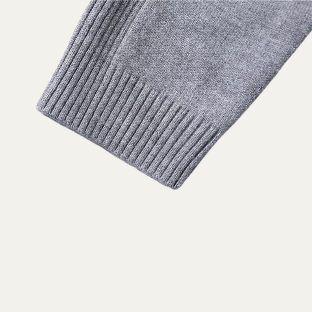 Mens Slim Fit Turtleneck Knit Jumper Casual Style