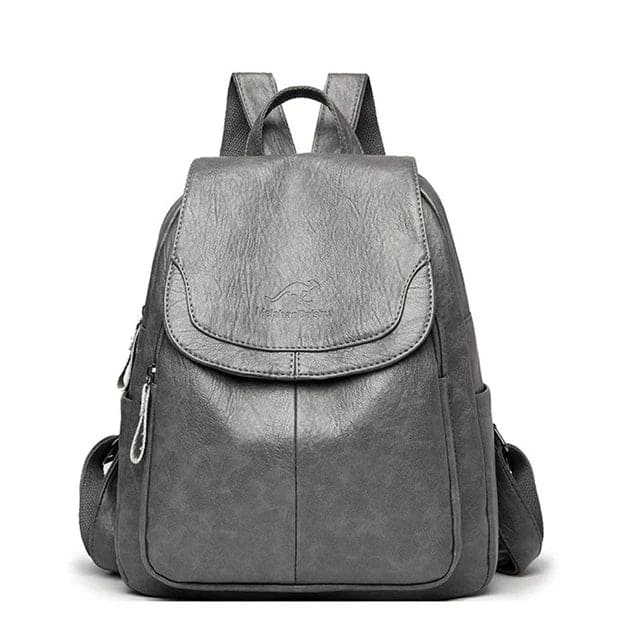 Womens Leather Backpack Theft-Resistant Stylish Design