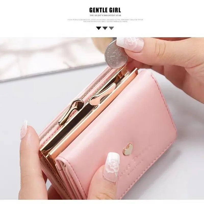 Womens Mini Organizer Wallet Compact Slim Design