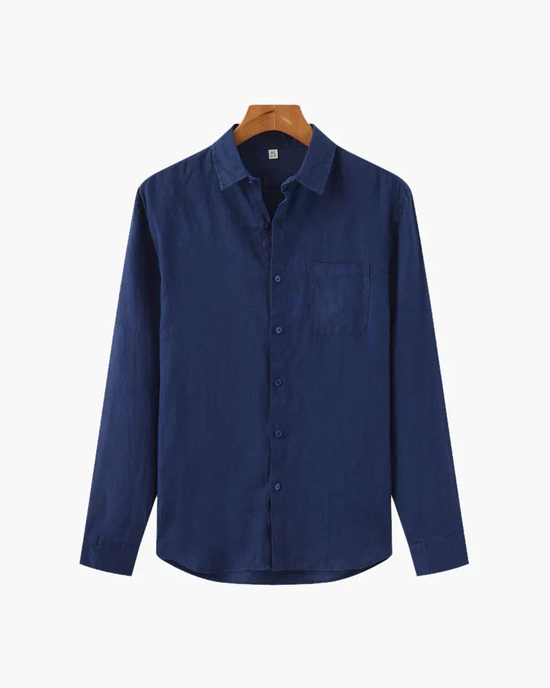 Mens Casual Cotton Shirt Classic Fit