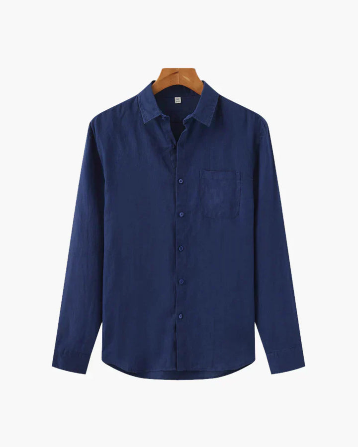 Mens Casual Cotton Shirt Classic Fit