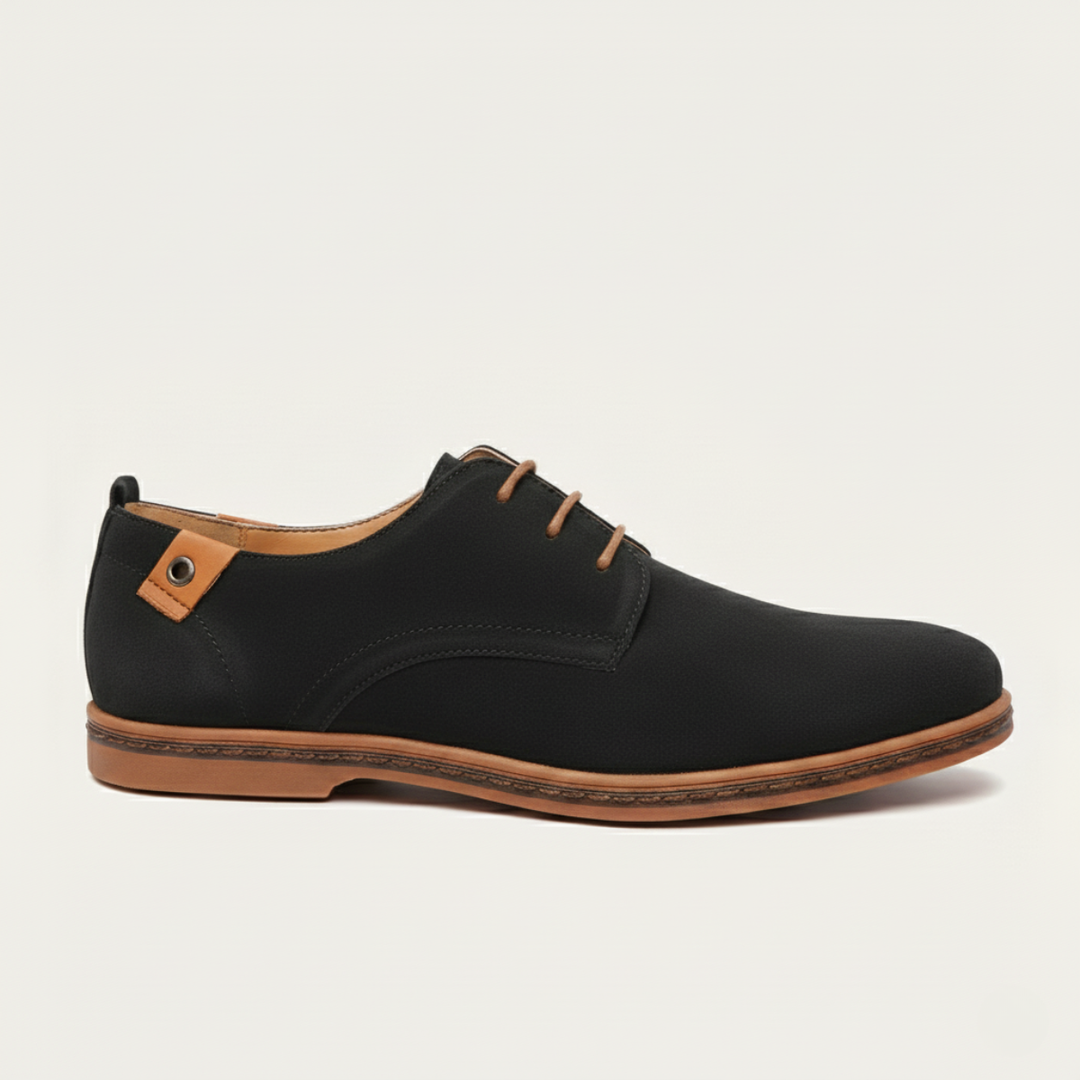 Mens Derby Shoes Suede Classic Style - BritishMode