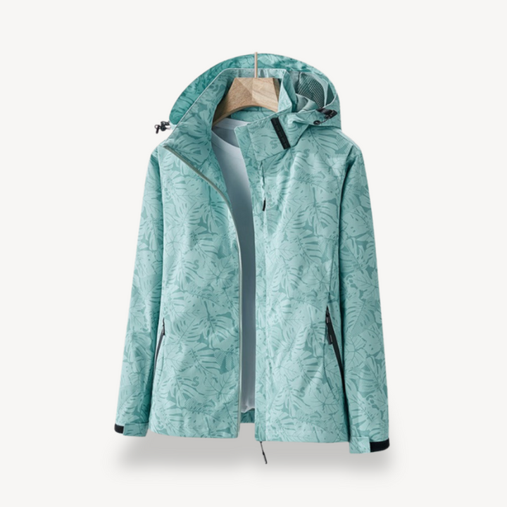 Mens Windbreaker Jacket Floral Print Lightweight - BritishMode