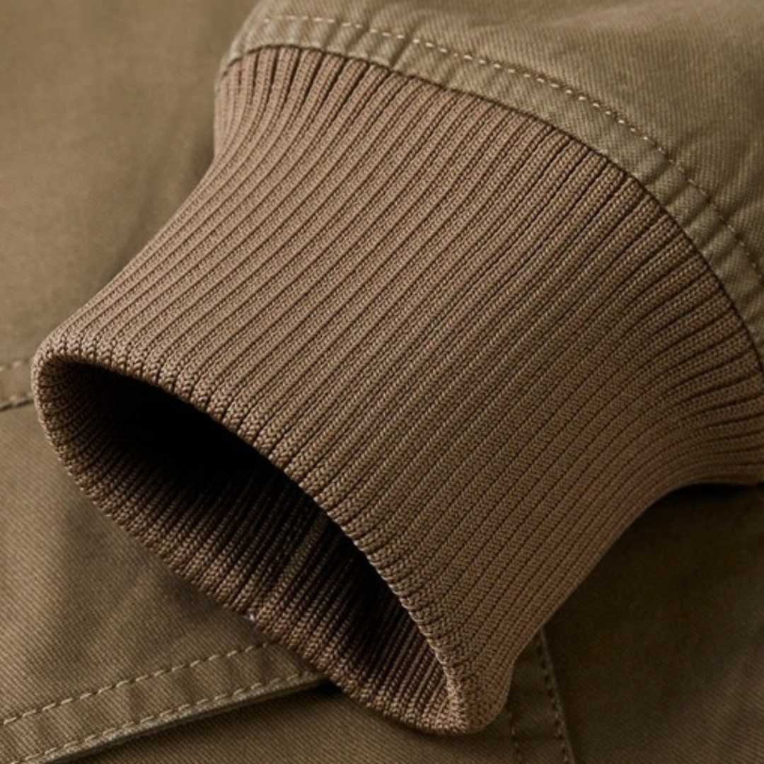 Mens Fleece Bomber Jacket Warm Winter Fit