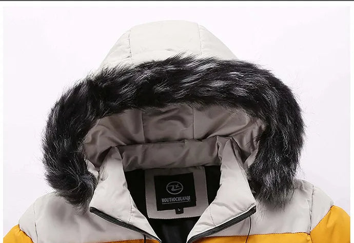 Womens Faux Fur Hooded Winter Jacket Insulated Warm Fit