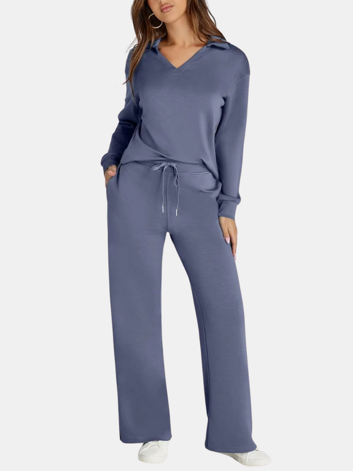 Womens Two-Piece Set Comfortable Relaxed Fit