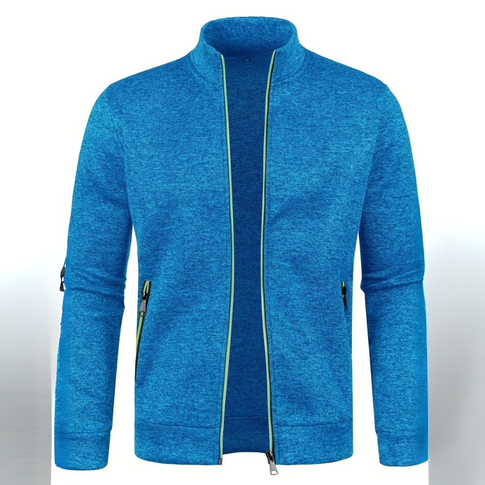 Mens Track Jacket Full Zip Piped Design