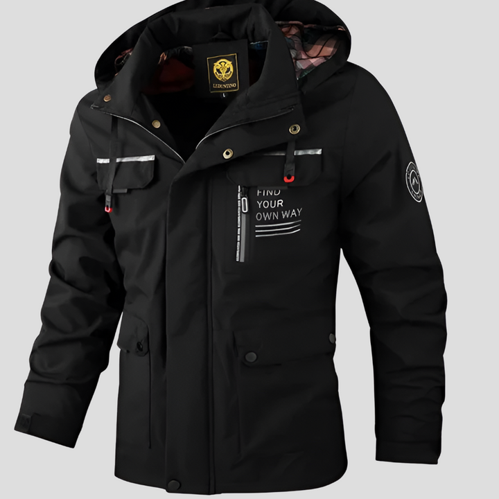 Mens Winter Jacket Weather-Resistant Functional Fit