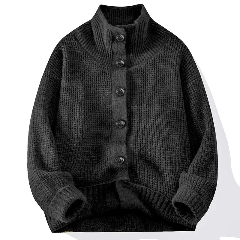 Womens High Neck Sweater Classic Knit