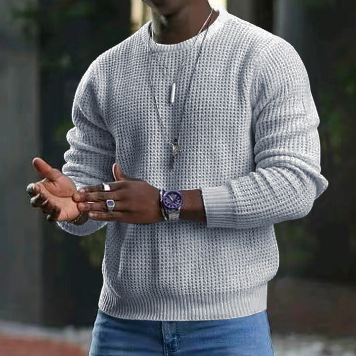Mens Wool Knit Sweater Classic Fit